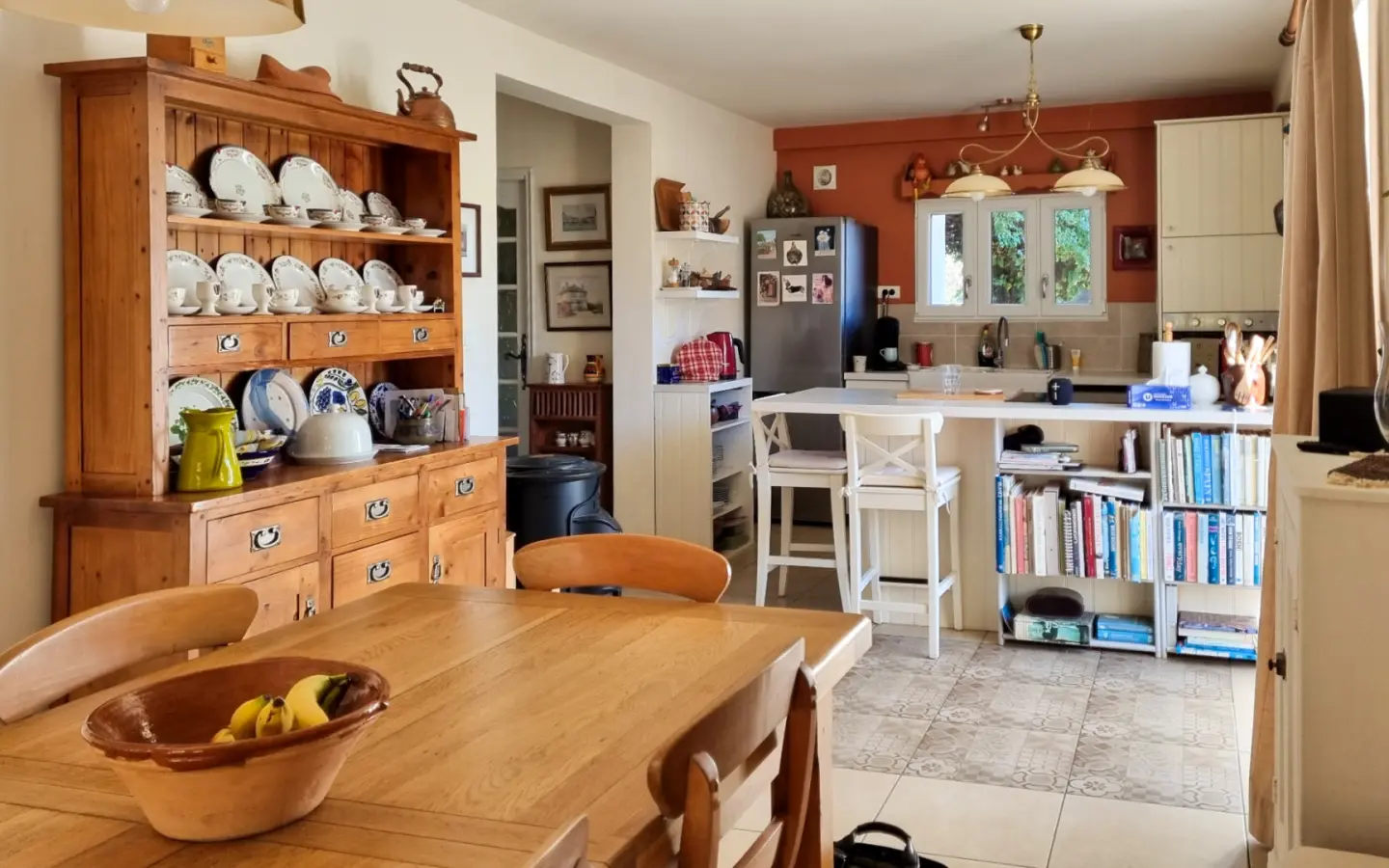 Charming Village Home With Large Gardens, Covered Pool, And Outbuildings