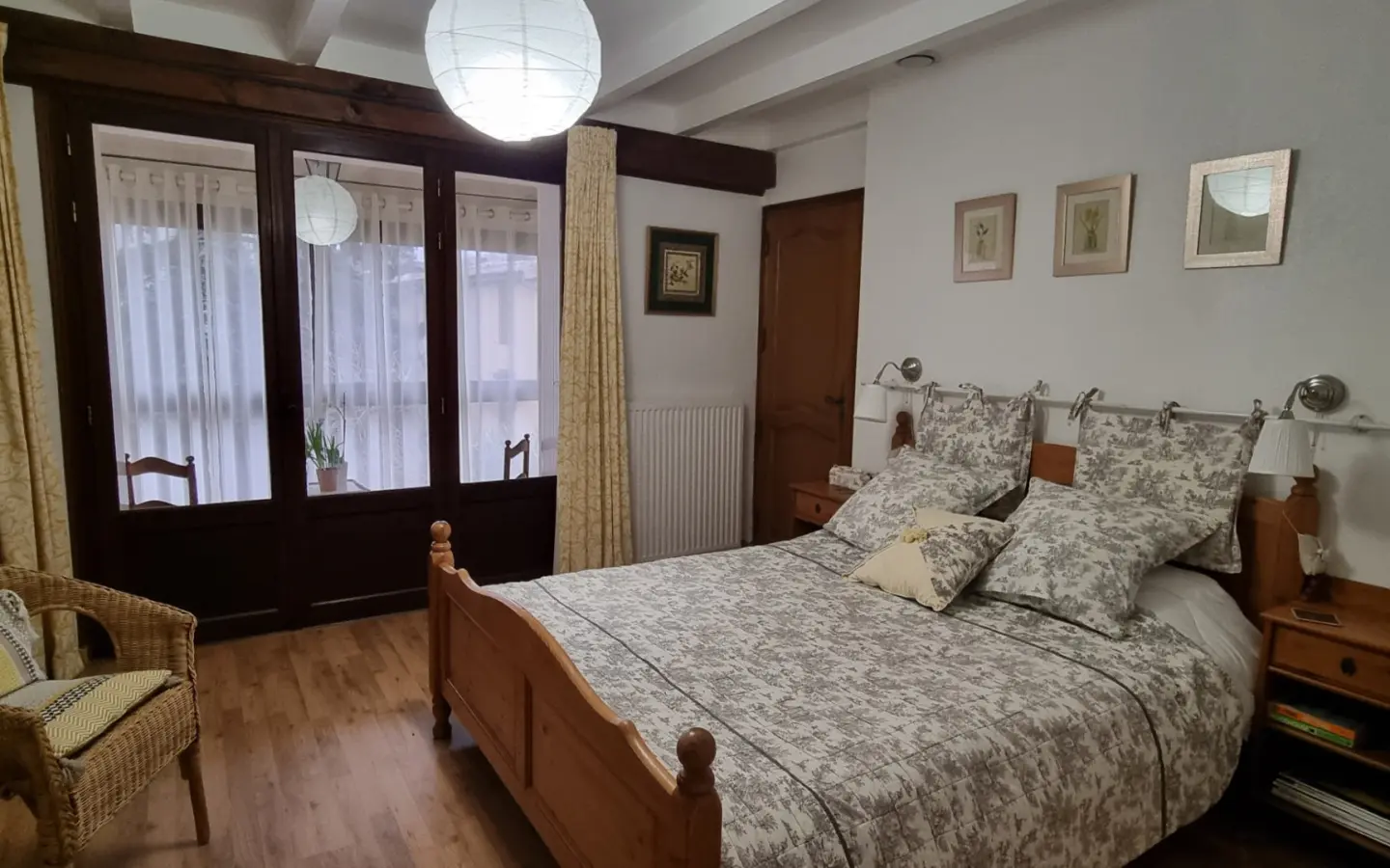 Charming Village Home With Large Gardens, Covered Pool, And Outbuildings