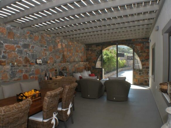 New Villa Overlooking Spinalonga Island – East Crete