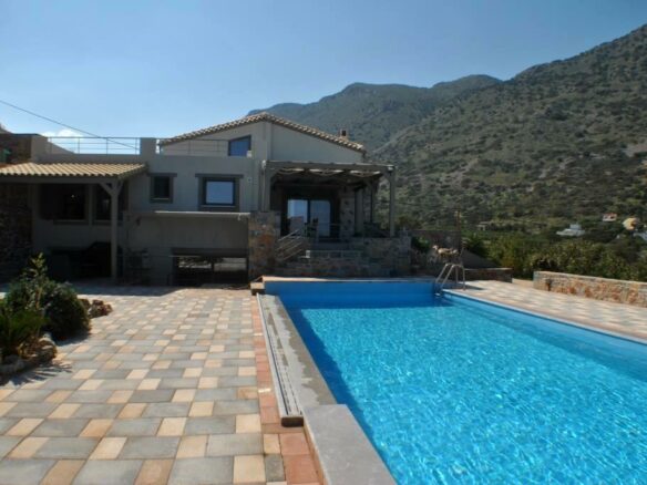 New Villa Overlooking Spinalonga Island – East Crete