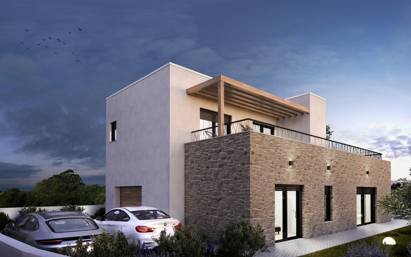 New Construction Family House With Swimming Pool Vodice Croatia