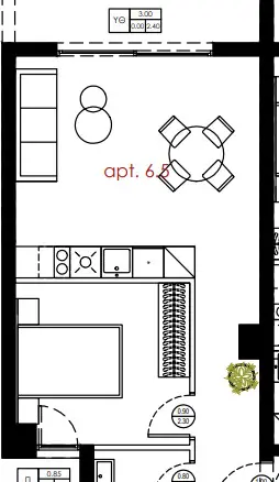 1-bedroom Flat In Sfageia – Ichthyoskala, Greece (58 M²)