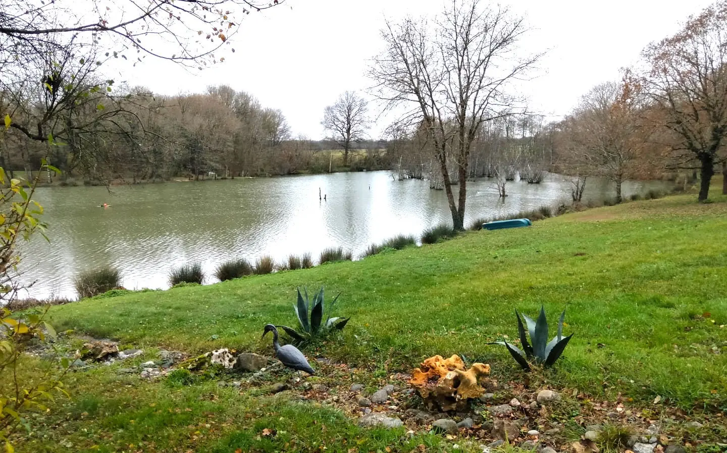 5 Ha Fishing Lake, Woodland, Two Properties, Lake Views