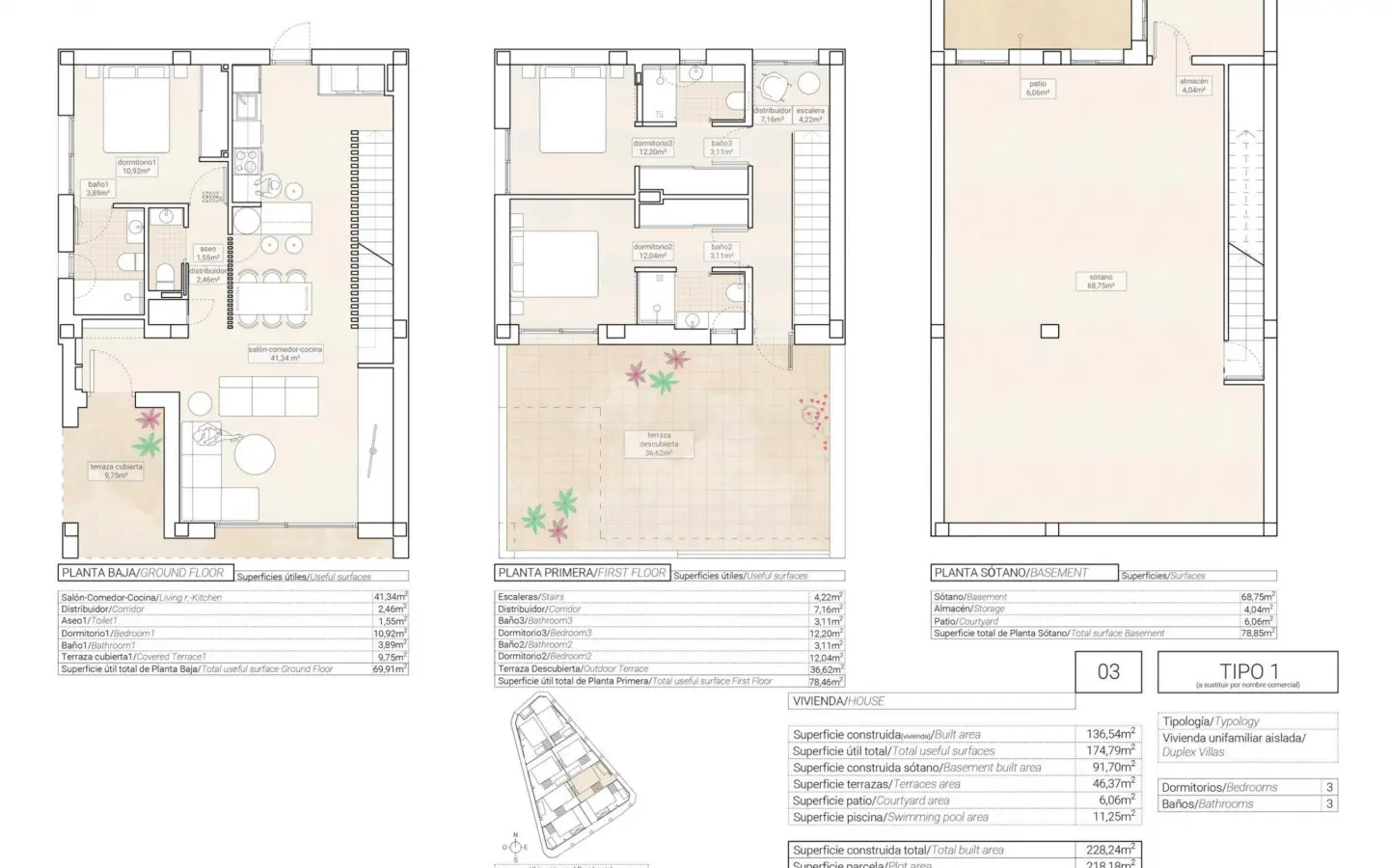 3-bedroom Villa In Hondon De Las Nieves, Spain (228 M²)