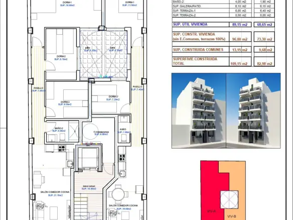 3-bedroom Studio In Torrevieja, Spain (109 M²)