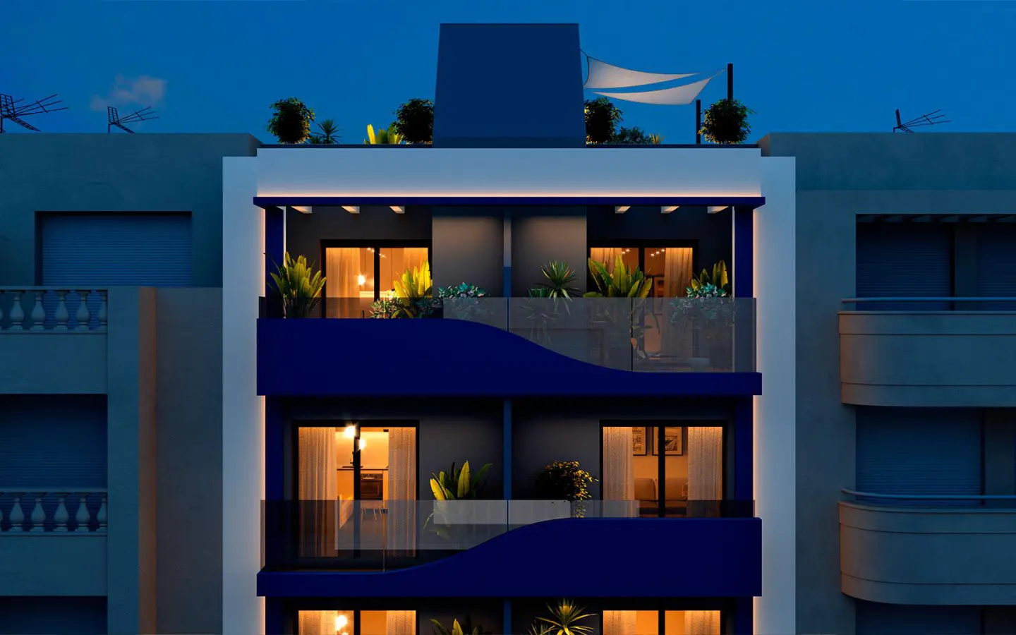 1-bedroom Penthouse In Torrevieja, Spain (75 M²)