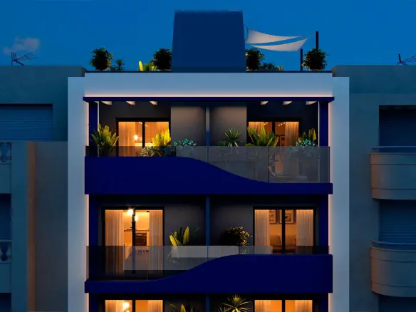 1-bedroom Penthouse In Torrevieja, Spain (75 M²)