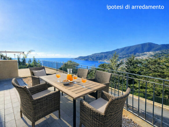 Q49 Quadrilocale Con Giardino , Vista Mare E Piscina Condominiale. Compreso Box Auto
