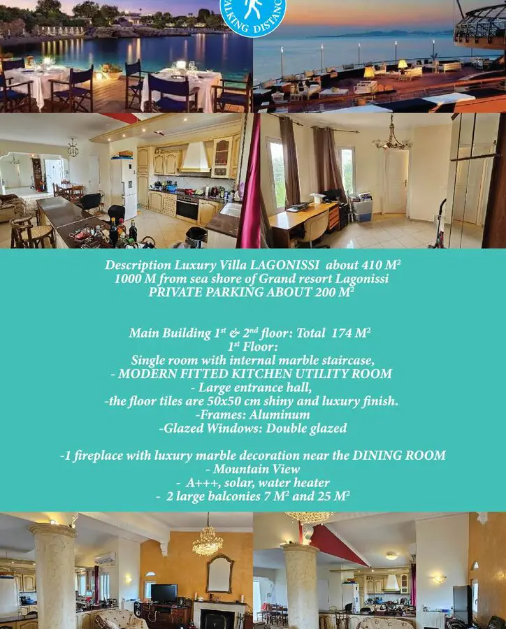 6-bedroom Villa In Kalivia Thorikou, Greece (418 M²)