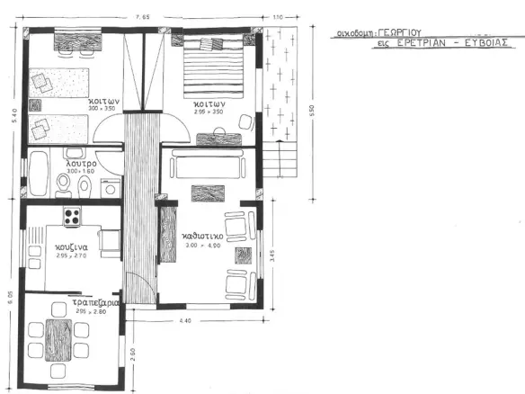 3-bedroom Detached House In Eretria, Greece (120 M²)