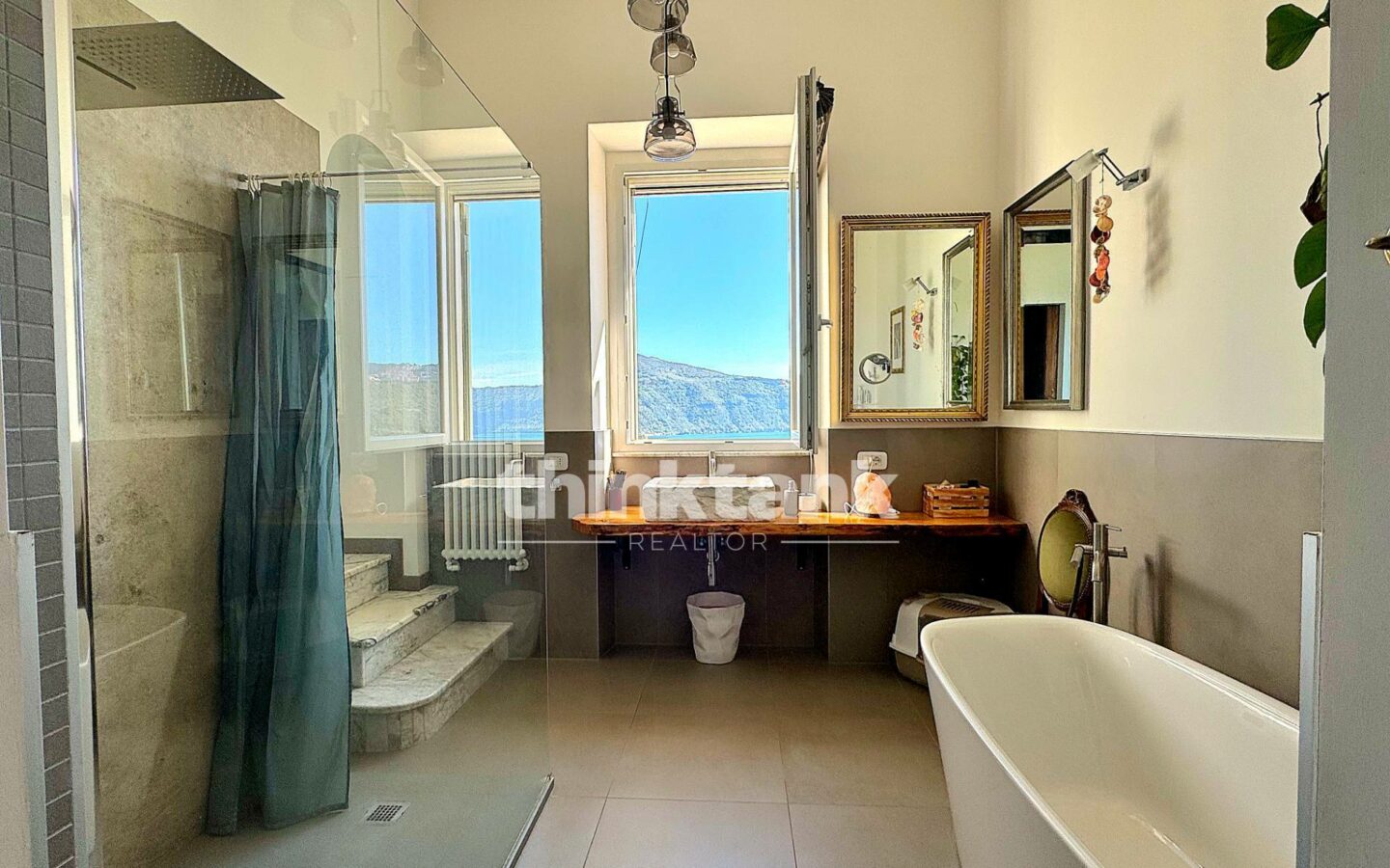 Luxury Apartment In Castel Gandolfo With Lake View, 130 Sq M Terrace, And Private Garden