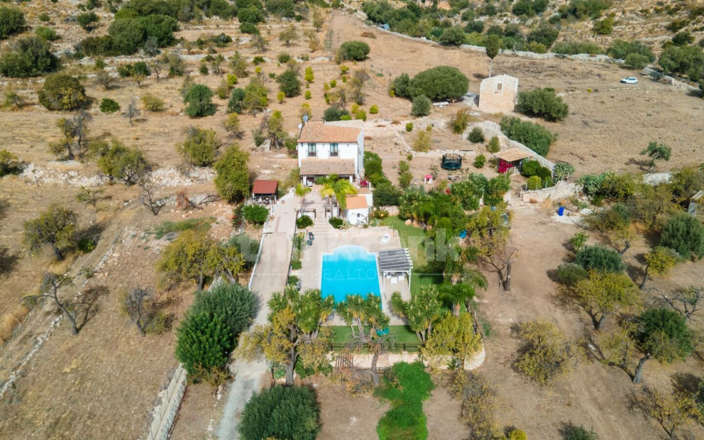 This Typical Sicilian Villa, Located In The Countryside Of Avola.