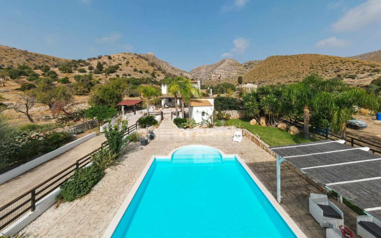 This Typical Sicilian Villa, Located In The Countryside Of Avola.