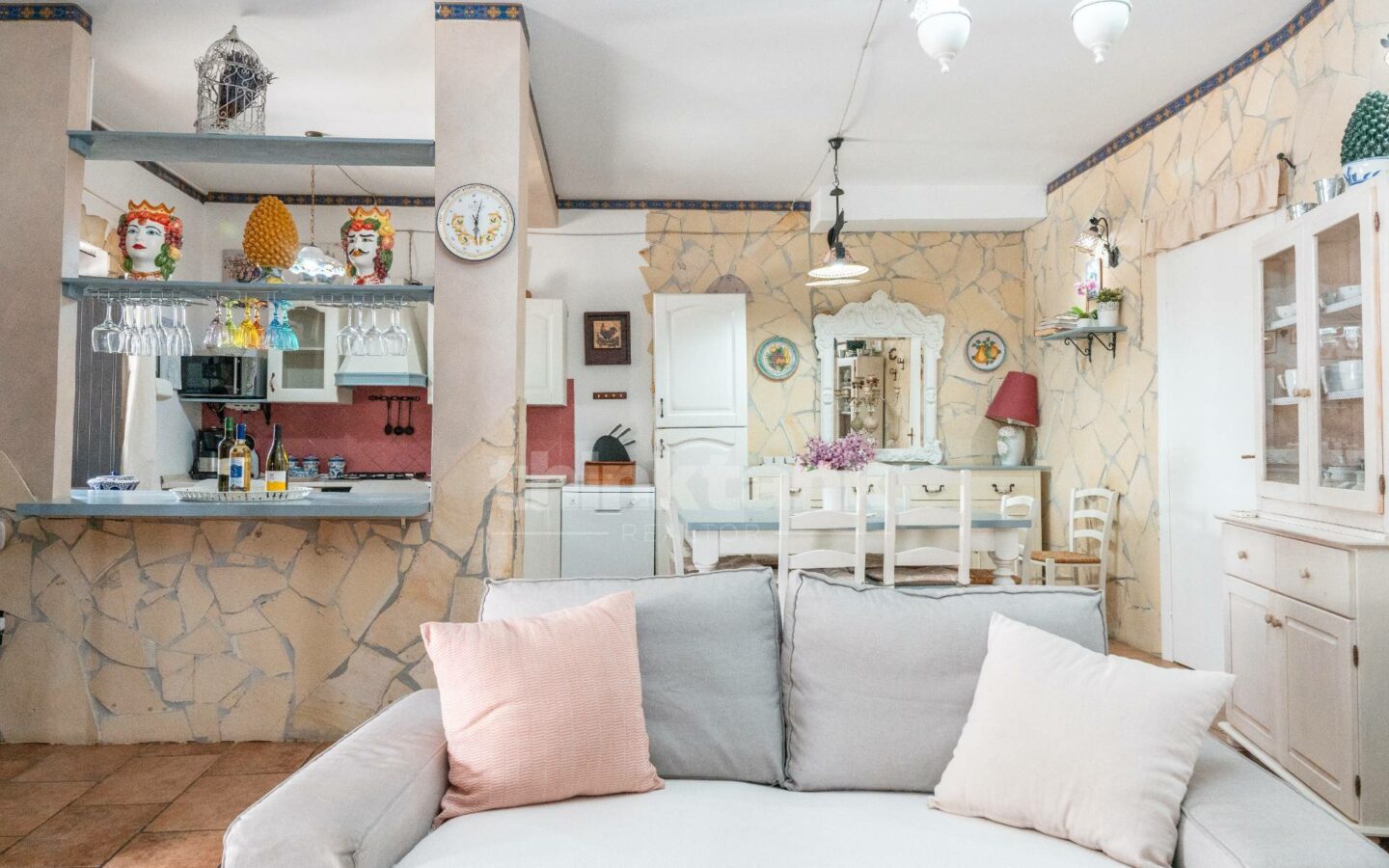 This Typical Sicilian Villa, Located In The Countryside Of Avola.
