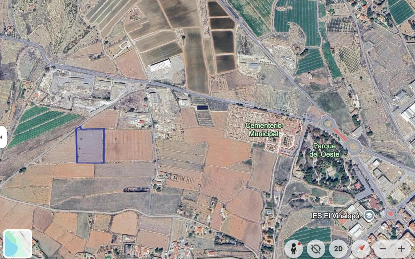 Country Land In Novelda, Spain (12.000 M² Plot)