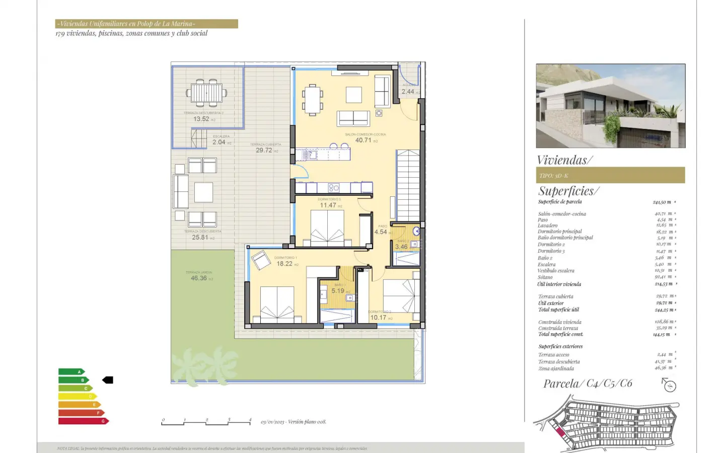 Villa 144 M² In Polop, Spain