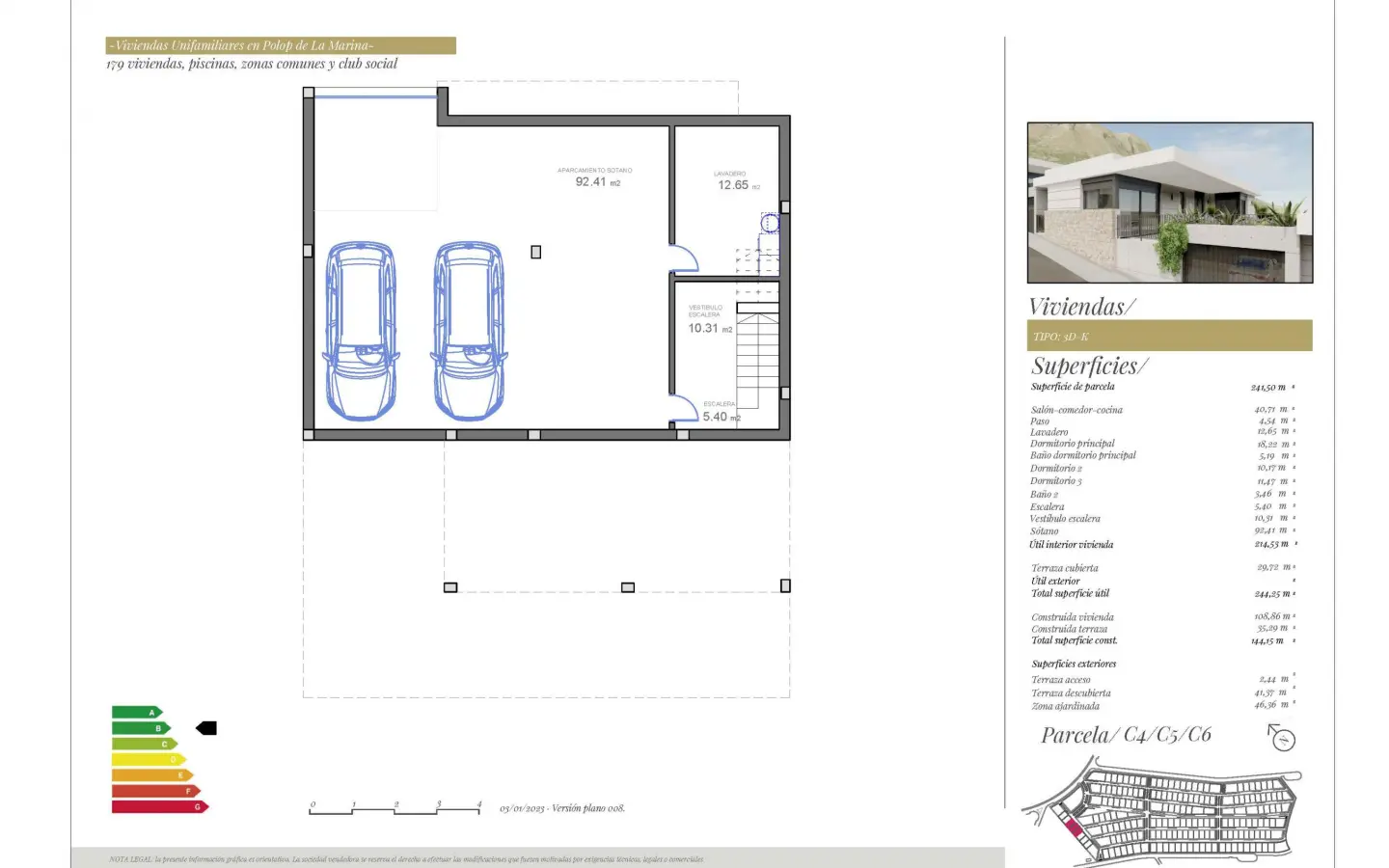 Villa 144 M² In Polop, Spain