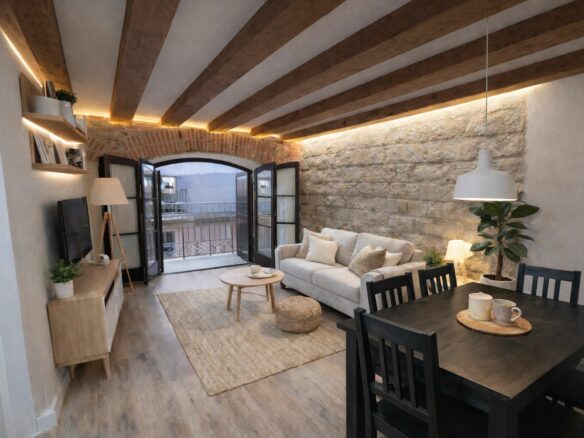 New Apartment In Gótico: 3 Bedrooms, 2 Full Bathrooms. Located On A Semi-pedestrian Street In The Center Of Gótico.