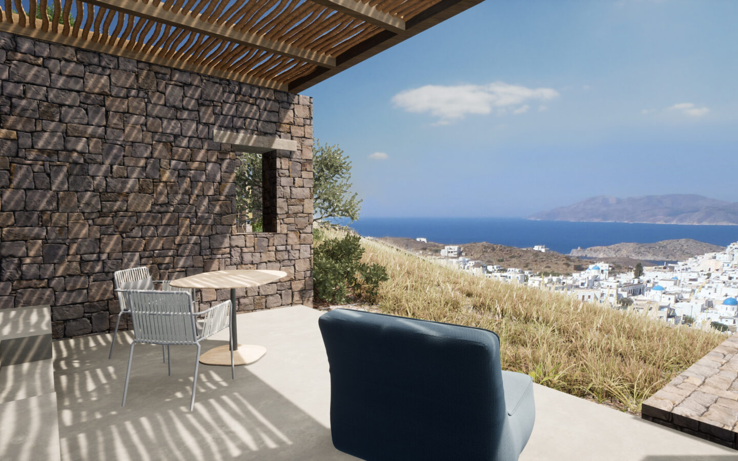 3.454 Sqm Prime Land, Ios Island Greece | Permit Secured | Build Your Cycladic Dream