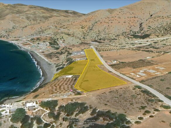 Beachfront Hotel Development Land – 20,699 M2 In Tsoutsouros, South Crete
