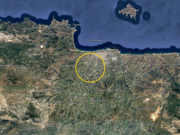 Large Plot Near University General Hospital Of Heraklion – Build Up To 1874 M2