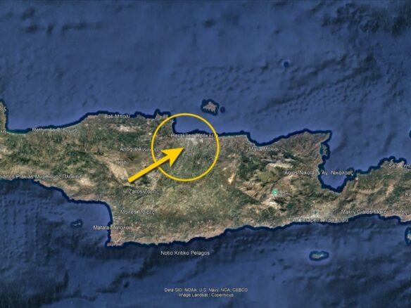 Large Plot Near University General Hospital Of Heraklion – Build Up To 1874 M2