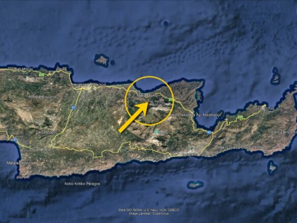 Building Plot For Sale – 6250 M2 Near Malia, Crete