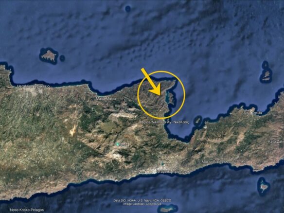 4250 M2 Building Plot For Sale Near Chavgas, Lasithi, Crete