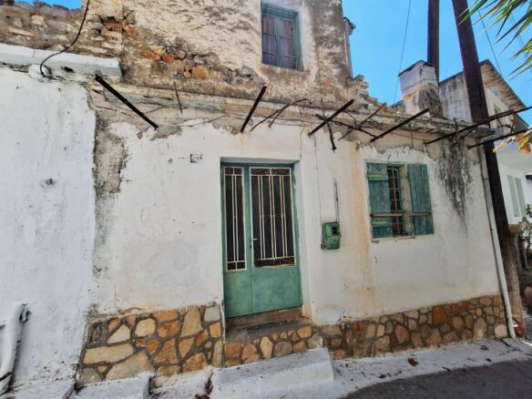 Rustic Corner Stone House For Renovation In Kritsa, Crete