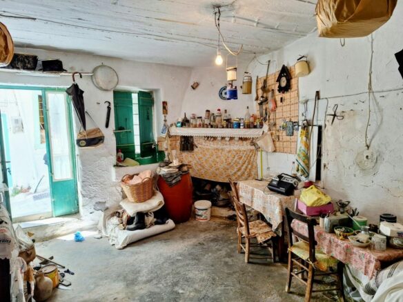Rustic Corner Stone House For Renovation In Kritsa, Crete