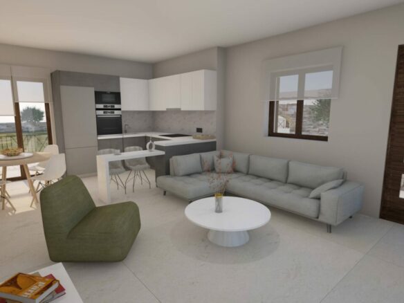 2 Unfinished Modern Bungalows With Pools, Close To Popular Beach