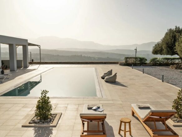 Exceptional Hilltop 7-bedroom Luxury Villa With Endless Views, Premium Amenities – Near Heraklion