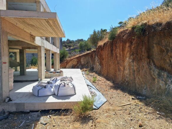 Unfinished 6-bedroom Villa With Pool And Panoramic Sea Views – Agios Nikolaos, Crete