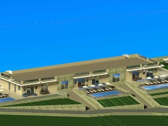 Unfinished 3-star Holiday Apartment Complex With Expansion Potential – East Of Rethymno