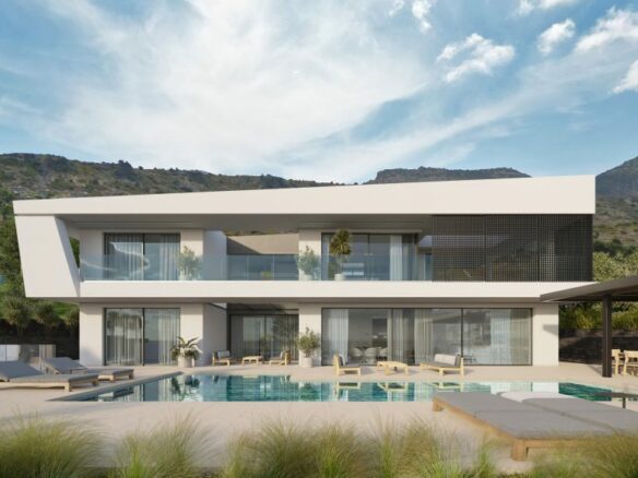 Luxury 5-bedroom Seafront Villa With Pool & Unobstructed Sea Views In Hersonissos, Crete