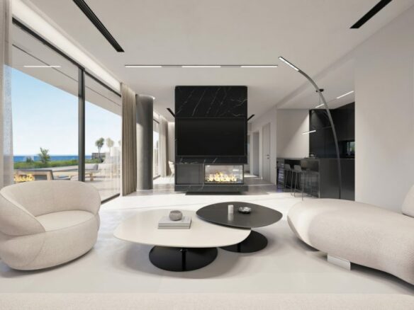 Luxury 5-bedroom Seafront Villa With Pool & Unobstructed Sea Views In Hersonissos, Crete