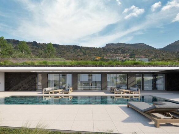 Ultra-modern Subterranean 5-bedroom Luxury Villa With Pool & Sea Views In Hersonissos, Crete