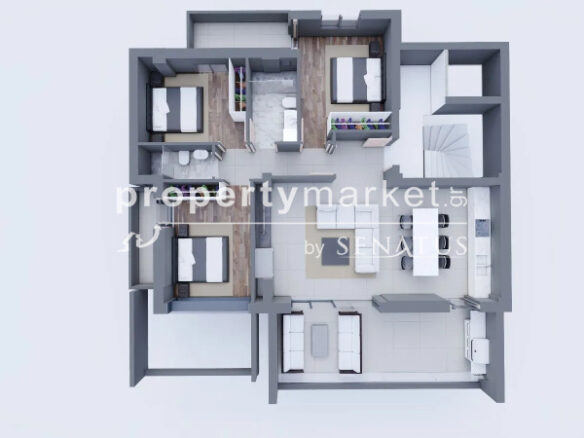 Apartment Of 100 M² With Excellent View