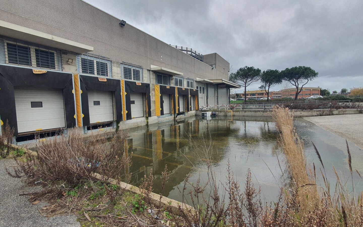 Industrial Complex Near Leonardo Da Vinci Airport Fiumicino Rome