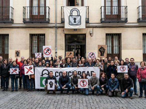 Spanish renters unite against landlord