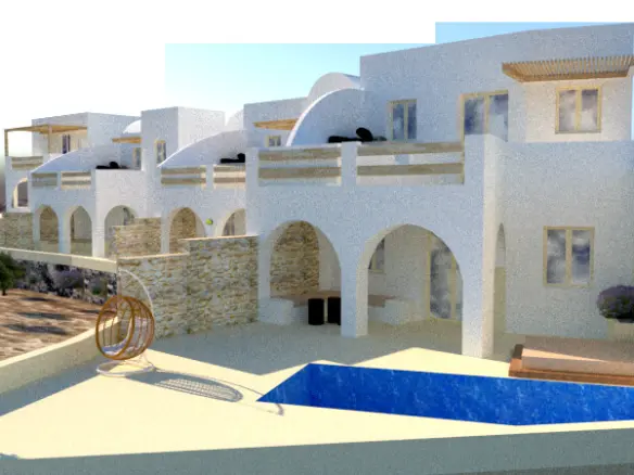 Land In Santorini, Greece