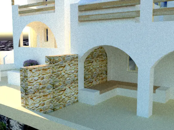 Land In Santorini, Greece