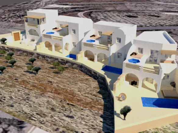 Land In Santorini, Greece