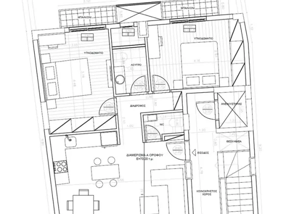 2-bedroom Flat In Pagkrati, Greece (70 M²)
