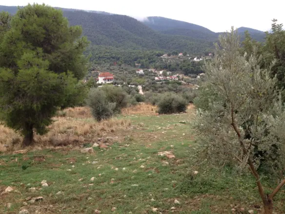 Land In Saronikos, Greece