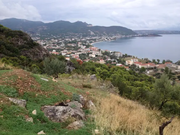 Land In Saronikos, Greece