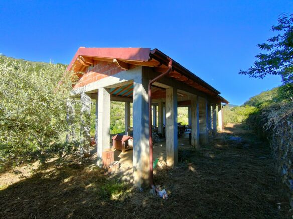 V22 Entroterra Di Imperia A Lucinasco Struttura In Cemento Armato E Terreno Con Uliveto