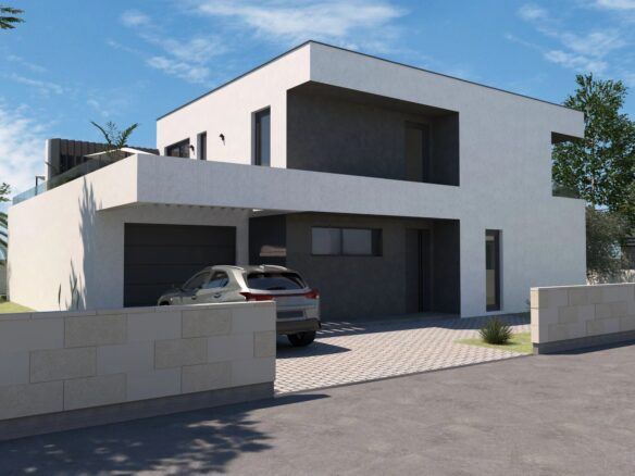 Modern Villa With Pool Near Zadar