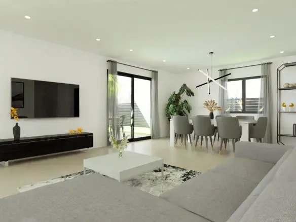 3-bedroom Villa In Monforte Del Cid, Spain (108 M²)