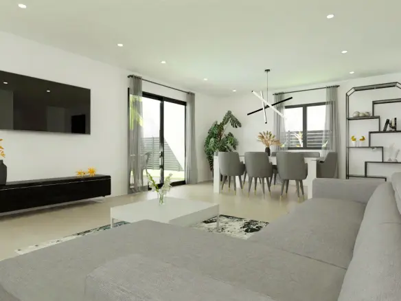 3-bedroom Villa In Monforte Del Cid, Spain (108 M²)